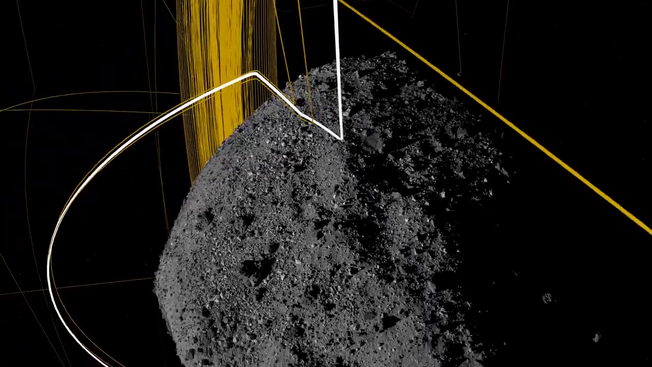 NASA | OSIRIS-REx Slings Orbital Web Around Asteroid to Capture Sample