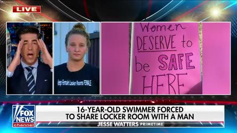 Jesse Watters - 16 Year old Kicked off Swim Team after Complaining of a Naked Trans Man Changed Naked in the Women’s Locker Room