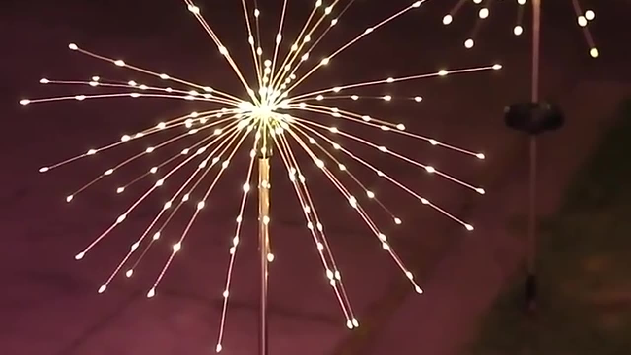 1 Pack Solar Firework Light Outdoors