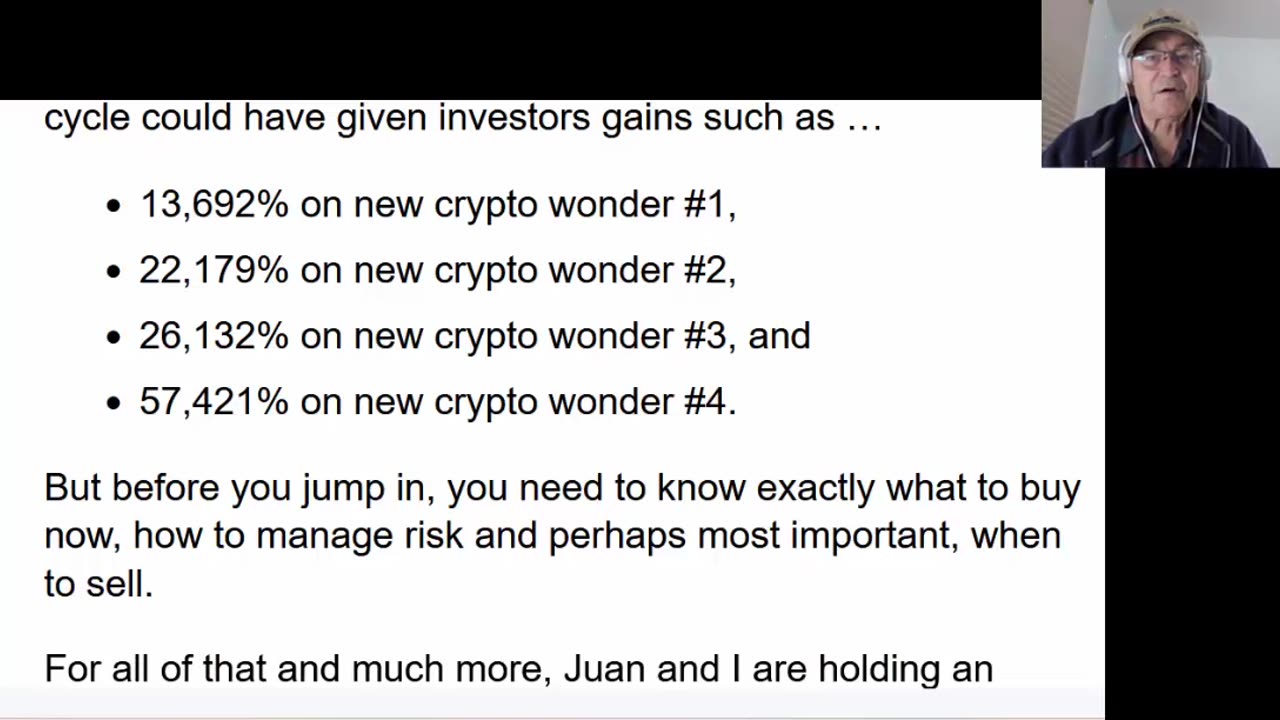 Weiss Crypto Suggestions - Coming - Warning of Lord Section 1 of Doctrine and Covenants -11-14-23