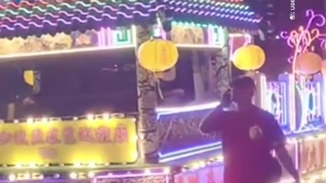 Serangoon Taoist procession has sports cars & LED floats