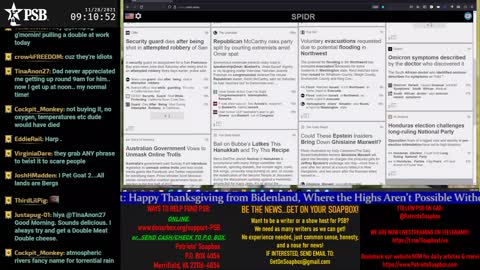 Patriots' Soapbox NEWS - LIVE 24/7! 2021-11-28 09:03