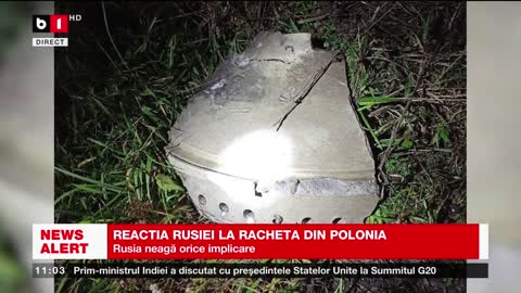 REACȚIA RUSIEI LA RACHETA DIN POLONIA_Știri B1_16 nov 2022