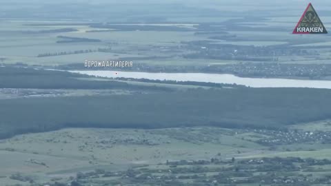 Ukrainian unit Kraken showing their artillery work in Kharkiv Oblast