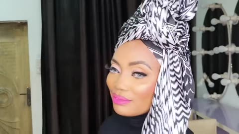 Must Watch 😱👆Viral Makeup 👆And Gele Transformation | Makeup Tutorial ✂️🔥😱