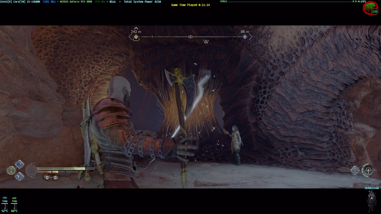 God of War Ragnarok Looks Fantastic 4K HDR Fun Pc Gameplay Rtx 4090