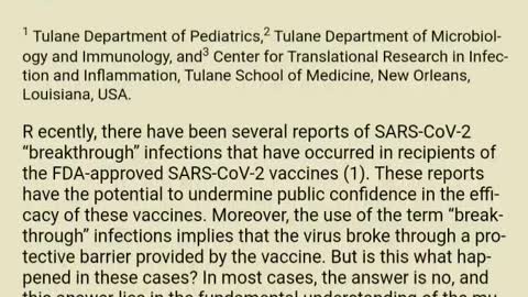 JCI - What should define a SARS-CoV-2 "breakthrough" infection?