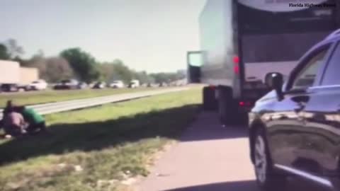 Video: Man Punches Florida State Trooper