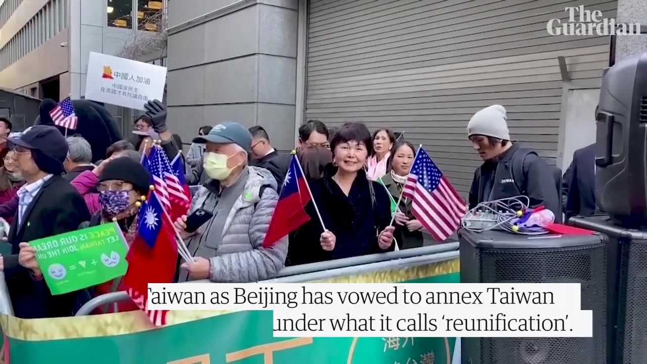 Taiwan president arrives in New York amid tight security
