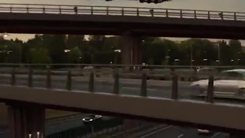 #drones # drones pull up the truck,