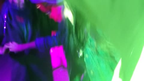 Girl Dancing In Party with old man