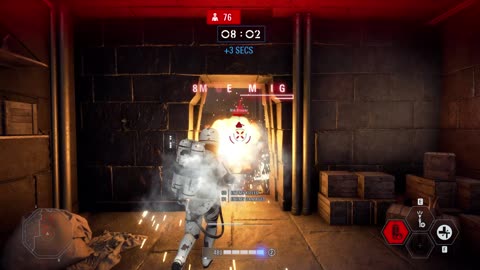 SWBF2 2017: Arcade Onslaught First Order Flametrooper Takodana Gameplay