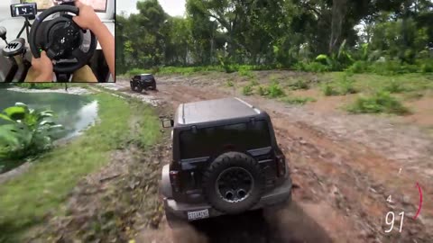 Ford Bronco & Toyota Land Cruiser | OFFROAD CONVOY | Forza Horizon 5 | Thrustmaster T300RS gameplay