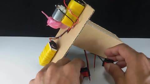 DIY amazing wireless Hair Dryer from Cardboard make at Home