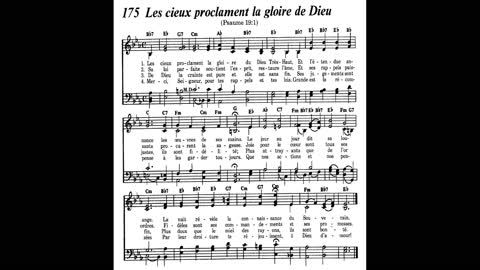 Les cieux proclament la gloire de Dieu (Cantique 175 de Louons Jéhovah par nos chants)