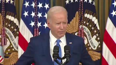 Biden: "The overwhelming majority of the American people support my economic agenda."