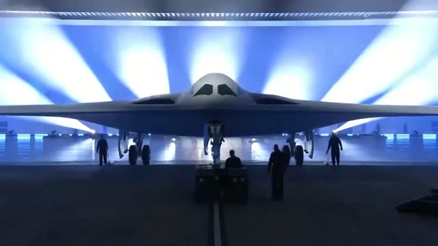 U.S. Air Force reveals the B-21 Raider intercontinental strategic bomber,