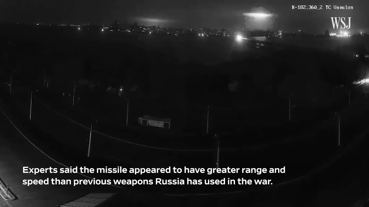 Putin Says Russia Fired New Intermediate-Range Missile at Ukraine | WSJ News