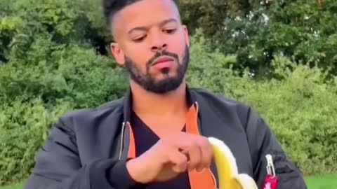 EATING A BANANA IN PUBLIC