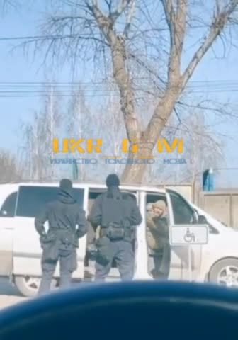 Scenes of forced conscription in Ukraine.