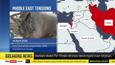 Reports that Israel has carried out attack on Iran