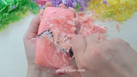 ASMR soap/cutting dry soap/No talking/relaxing sound