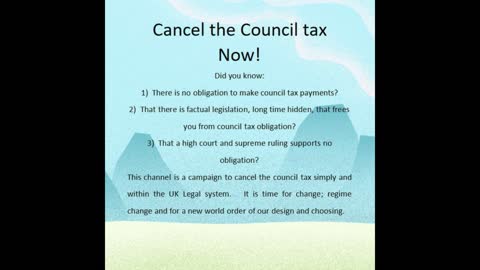 Cancel the Council tax Campaign