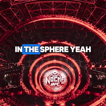 🌟 The Sphere x UFC = Mind Blown. 🤯