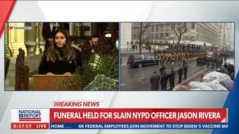 Crowd Cheers Brave Widow of Fallen NYPD Officer. "We’re Not Safe Anymore"