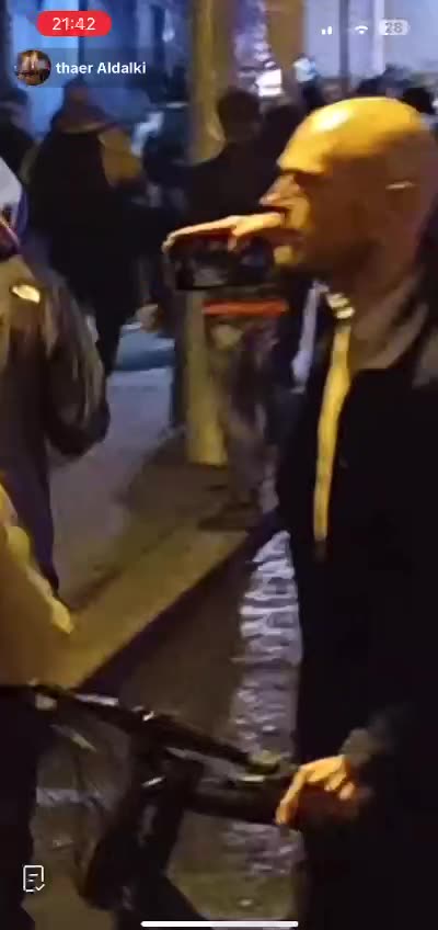 Irish citizens protests across Ireland, following an Algerian import attacking children.