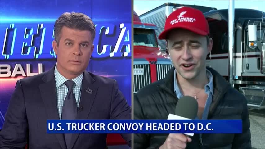 Update From the USA Trucker Convoy: Footage from California