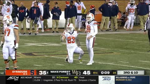 Kicker Slips Taking Warmup Kick