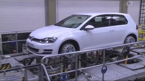 Quality inspection of automobiles before leaving the factory