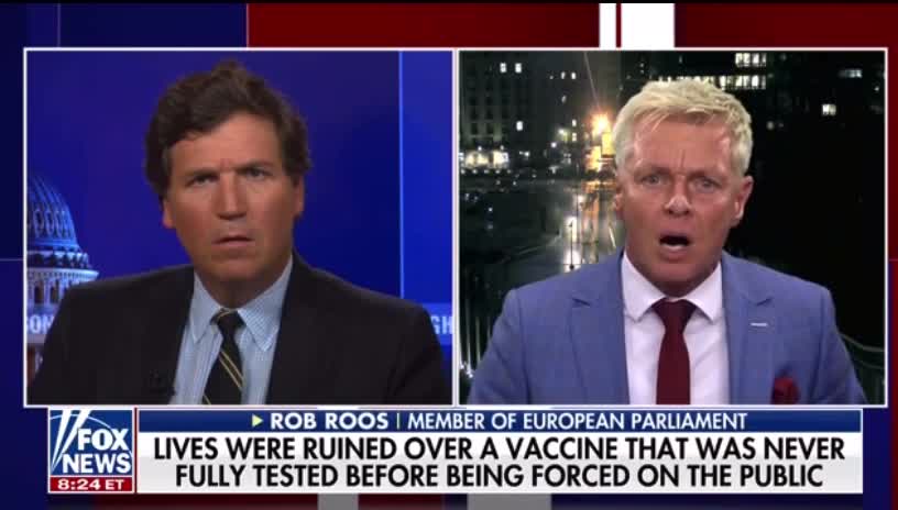 Tucker Weighs In On Pfizer's Bombshell 'Speed Of Science' Admission With Robert Roos