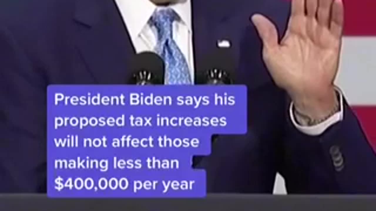 President Biden makes it clear to increase the price of taxes