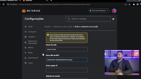 COMO CONFIGURAR REDE BSC NA METAMASK (PASSO A PASSO)