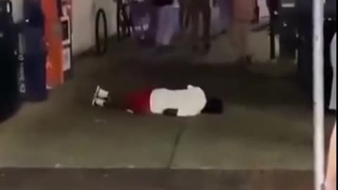 A man was knocked out with a slap.