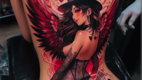 Million views Tattoo Designs Angel shortcut