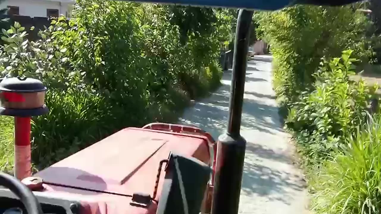 Tractor riding