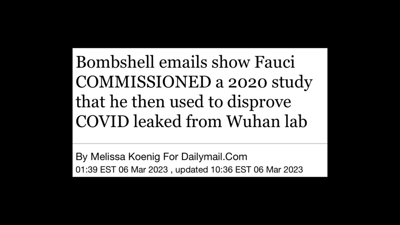 Fauci emails. Kamala plot. Weight Watchers and wegovy. Ozempic side effects..