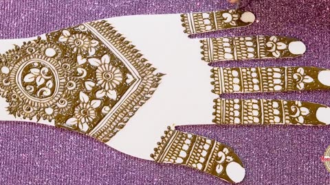 Bridal henna/mehndi design