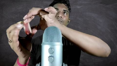 asmr mouth sounds and tapping