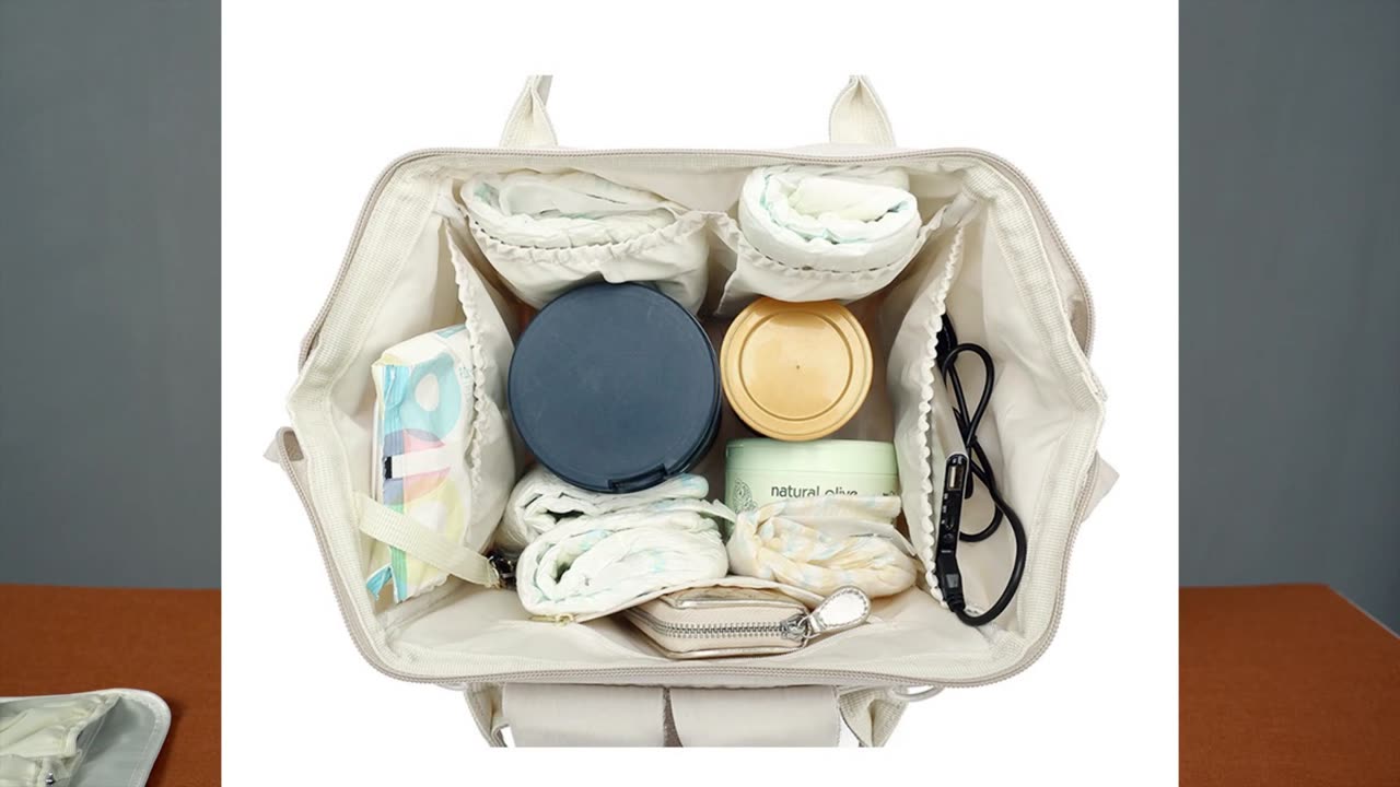 Himmers Large Capacity Custom Diaper Bag