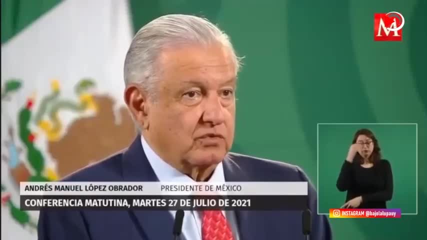 El Presidente de Mexico y las vacunas covid 27-7-2021