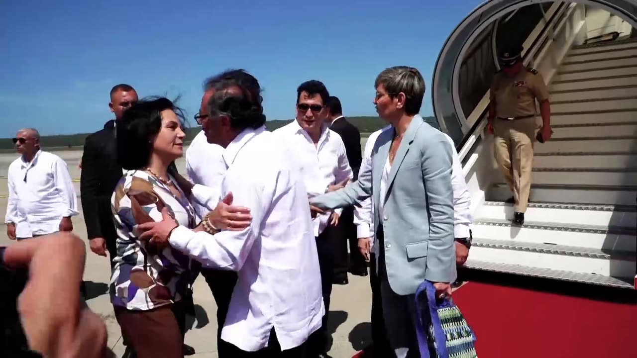 Así fue la llegada de Petro a Venezuela, se espera que se reúna con Maduro