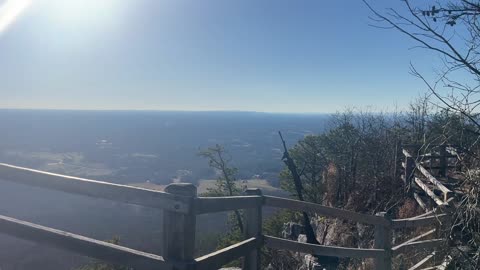 Short scenic walk on Pilot Mountain