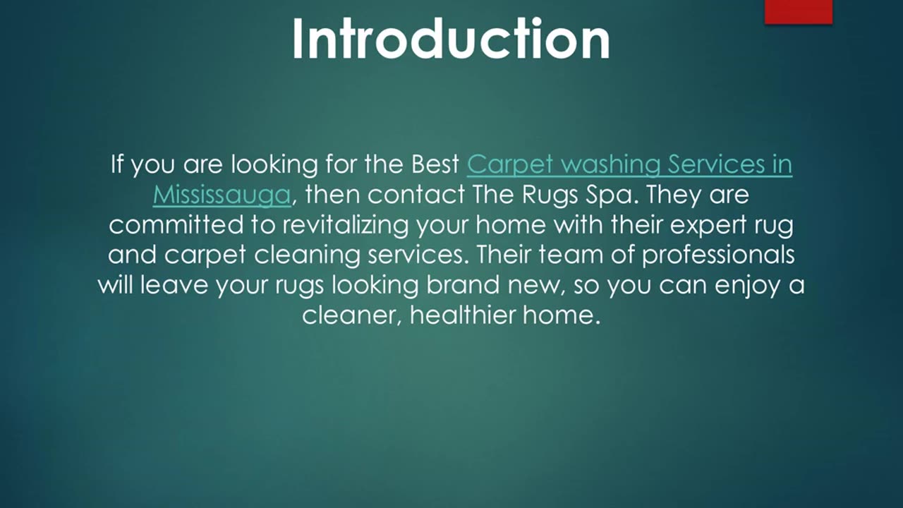 Best Carpet washing Services in Mississauga