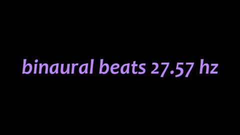 binaural beats 27 57 hz