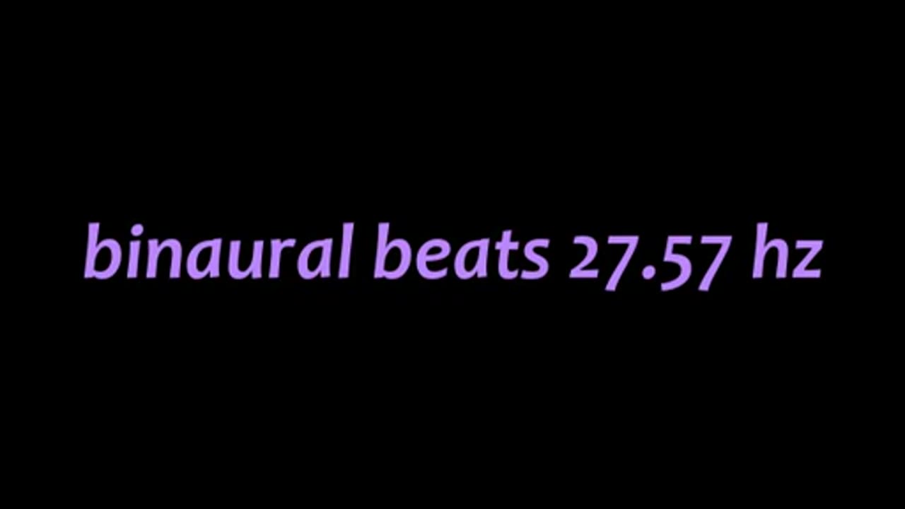 binaural beats 27 57 hz