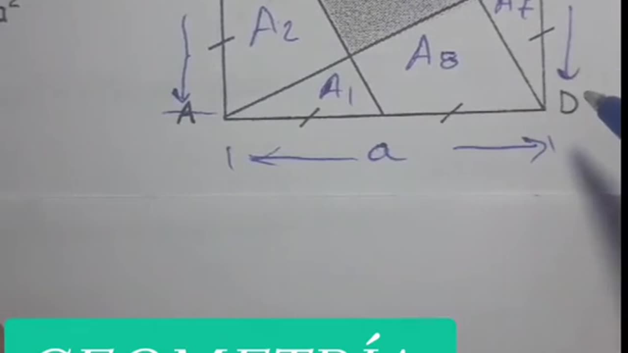 MATEMÁTICA GEOMETRÍA áreas sombreadas